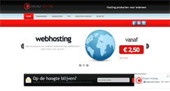 Desktop Screenshot of dream-hosting.net